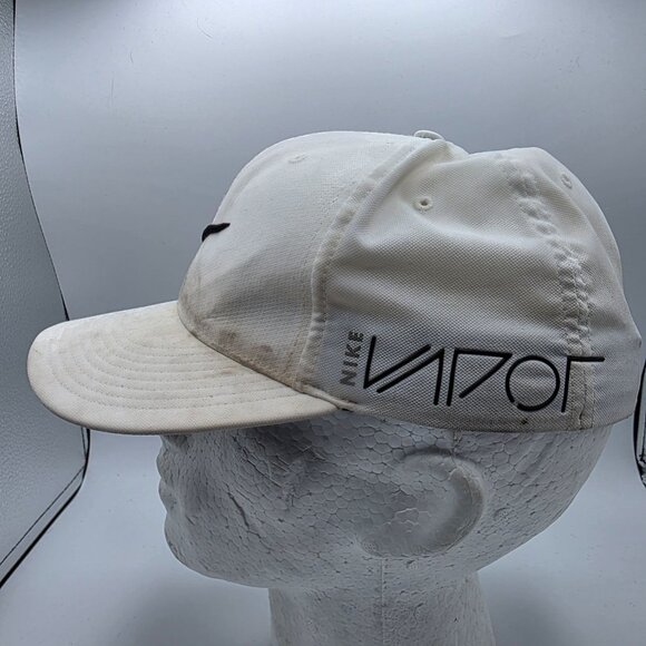 Nike True Tour Vapor Hat RZN Swoosh Dri Fit White Flex Golf Cap Outdoors Casual - Picture 2 of 9